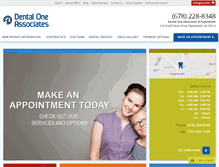 Tablet Screenshot of dentistryfayetteville.com